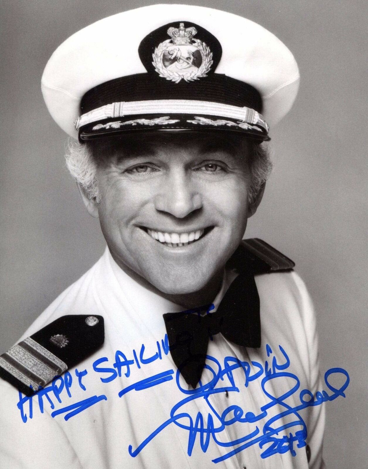 Gavin MacLeod (+) ACTOR autograph, In-Person signed Photo Poster painting