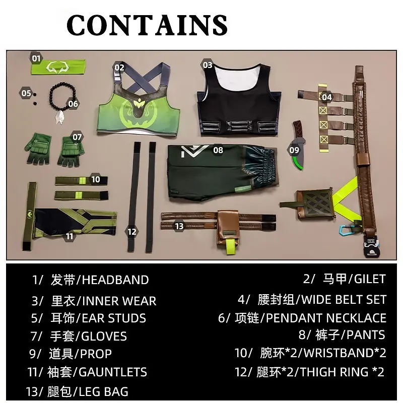 [Wetrose] Pre-Order Game Outfit Full Set Cosplay Costume 