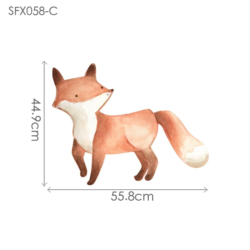 Large Forest Wall Stickers For Kids rooms Brown bear Kids Wall Stickers Decoration Wallpaper For Kids Room Decoration