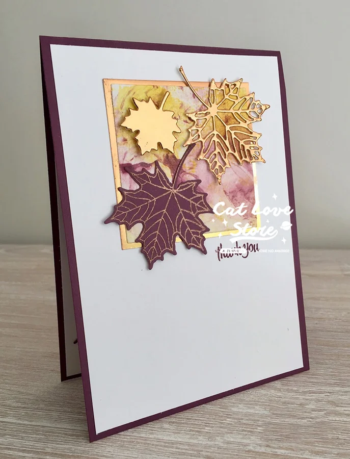 Nigikala Leaf Plant Metal Cutting Dies Scrapbooking Stencil Die Cuts Card Making DIY Decorative Craft Embossing New Dies For 2023