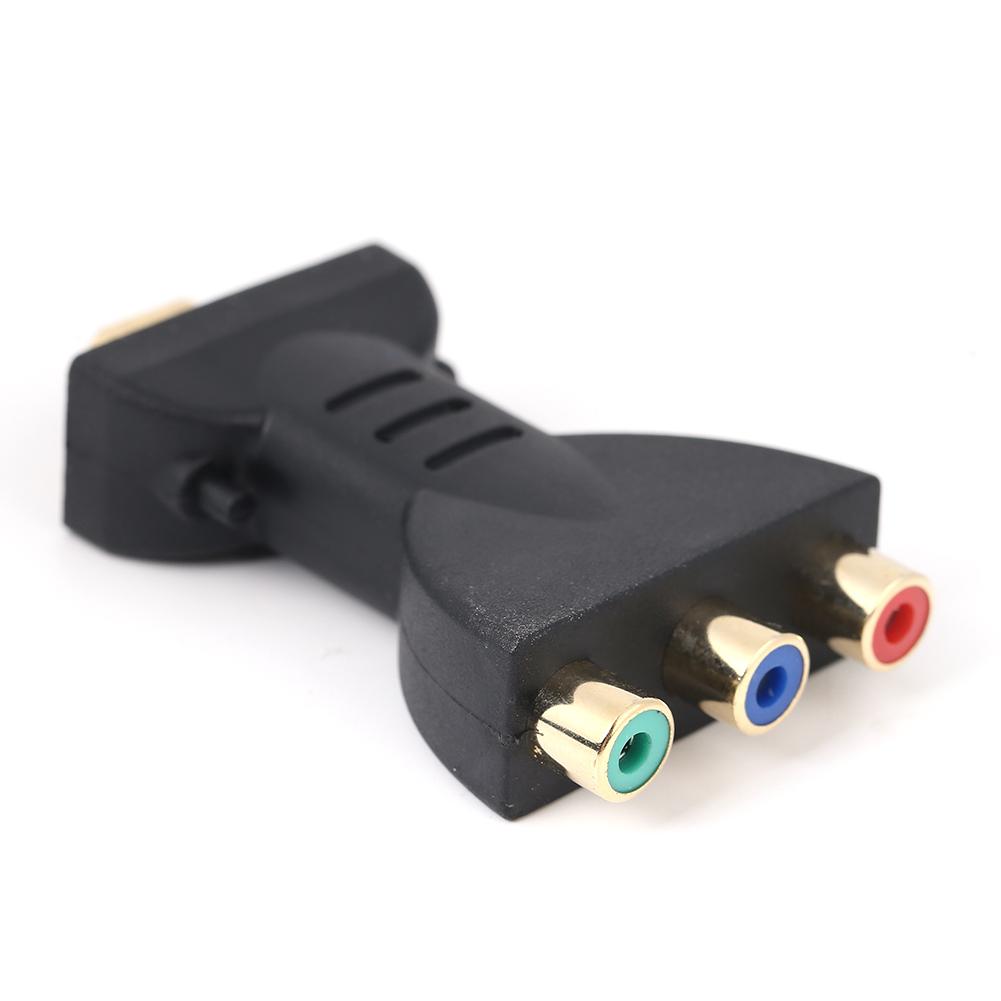 

Gold-Plated HDMI to 3 RGB RCA Adapter Video Audio AV Component Converter, 501 Original
