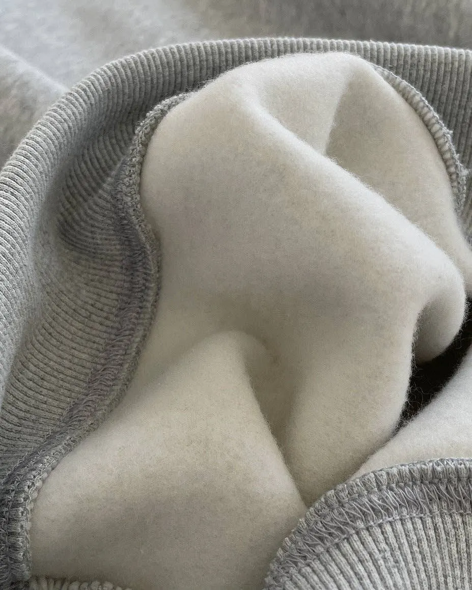 Simple Velvety Loose Solid Colour Hoodie