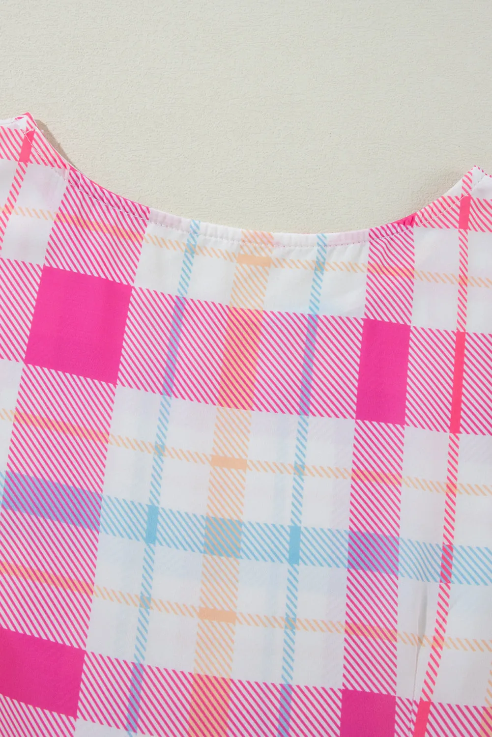 Charming Plaid Dress