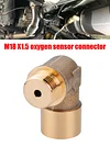 90 Degree Catalytic Converter M18x1.5 Extension Spacer for Checking Engine Light