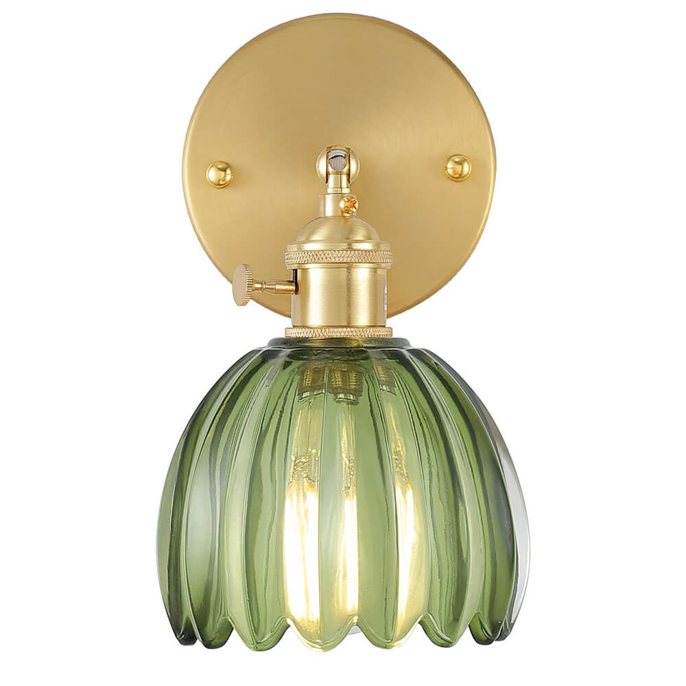 Vintage Tulip Wall Light