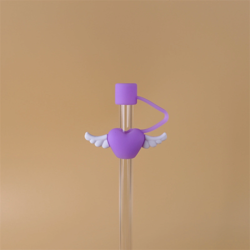 10mm Glass Straw Cap Dust Cover Stainless Steel Straw Dust Cover Dust Plug 10mm Large Diameter Milk Tea