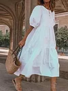 Solid Color Loose Oversized  Maxi Dress