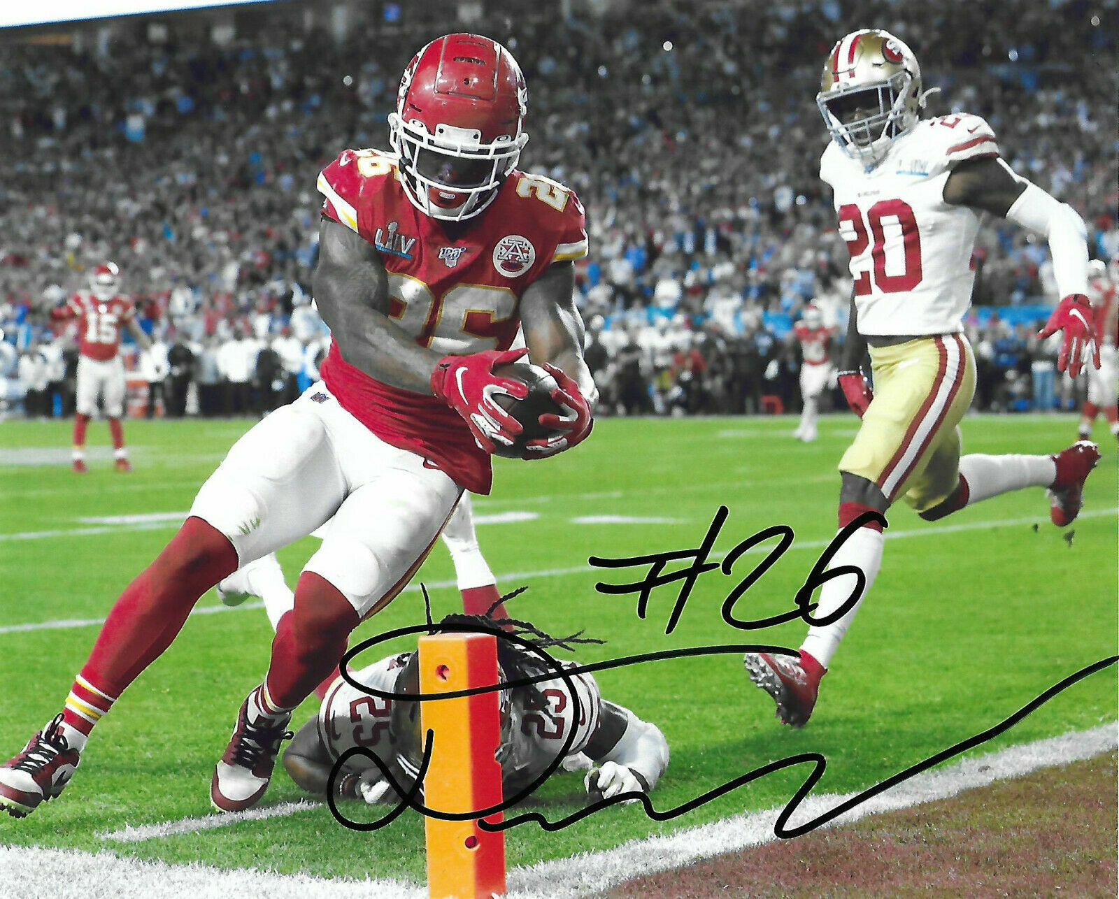 Damien Williams Autographed Signed 8x10 Photo Poster painting ( Chiefs ) REPRINT