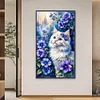 (40*70cm)DIY Full Round Drill Diamond Painting-Cat