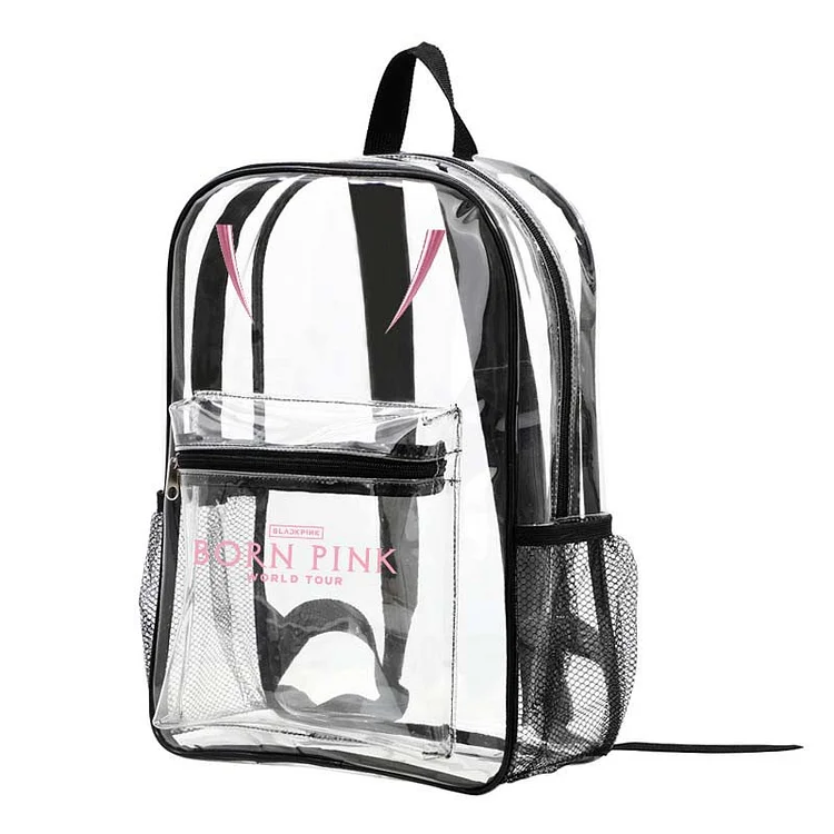 BLACKPINK World Tour Born Pink Concert Clear PVC Backpack