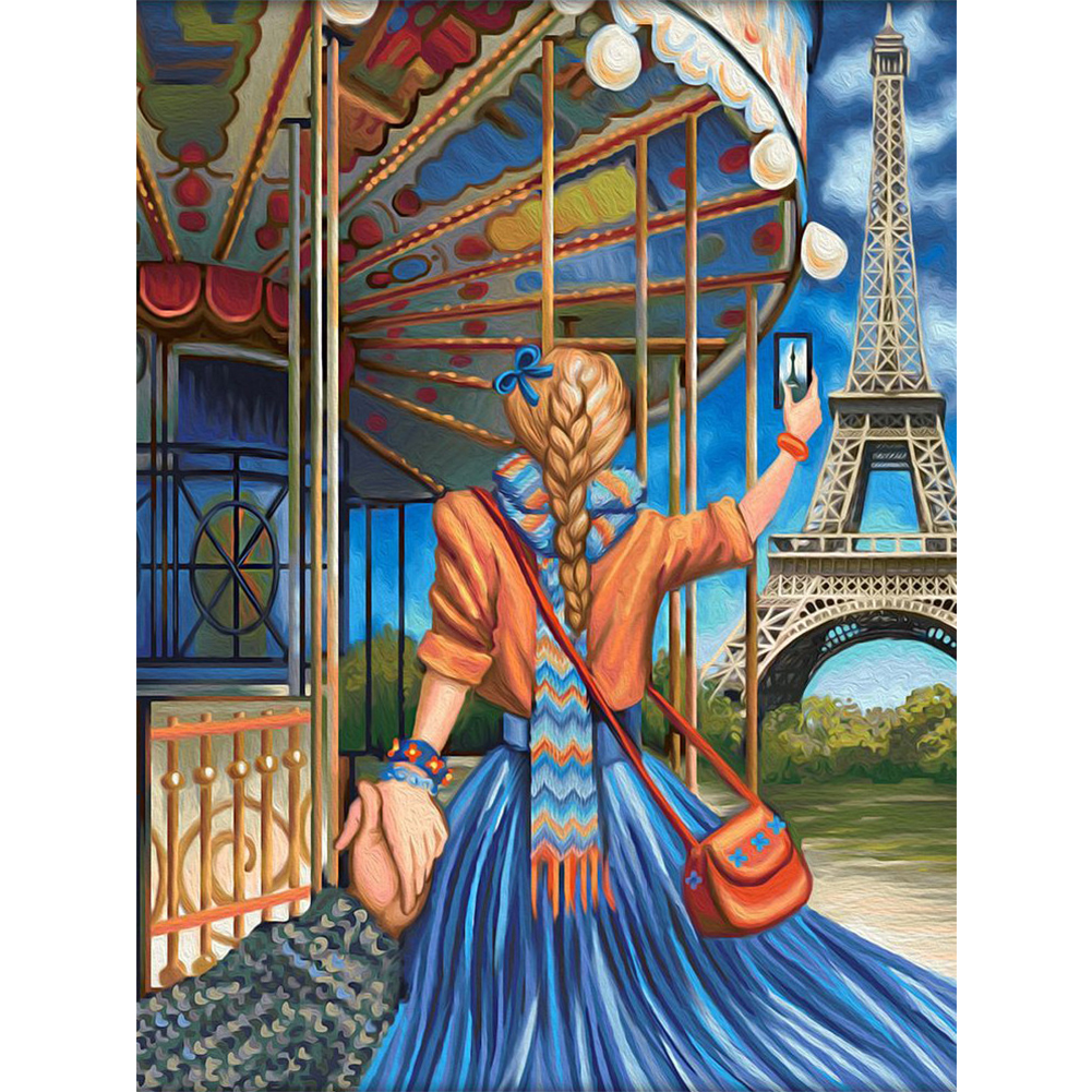 

Back View Beauty - Square Drill Diamond Painting - 30*40CM, 501 Original
