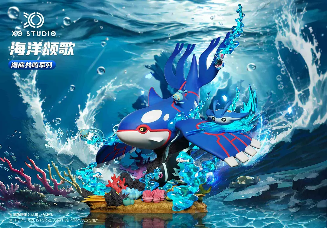 1/20 Scale World Zukan Underwater World - Pokemon Resin Statue