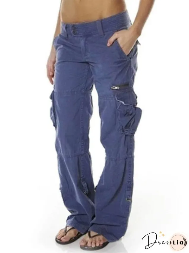 Contemporary Black Cargo Pants