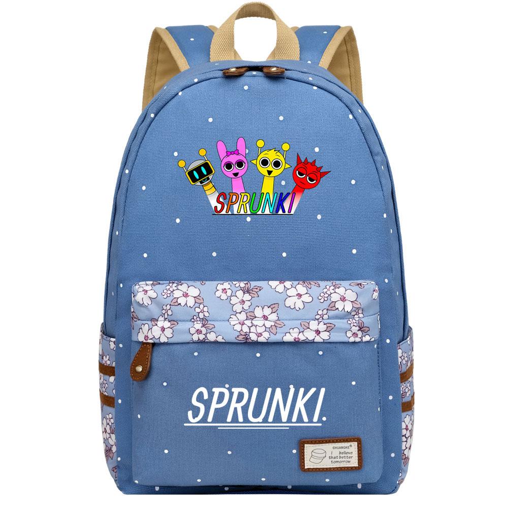 Mayoulove Sprunki Backpack Large Capacity Durable Design for School and Travel-Mayoulove