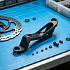Post Mount to Flat Mount Brake Adapter 140mm / 160mm Bike Disc Brake Adapter PM to FM Caliper Bicycle Rotor Adaptor Aluminum Alloy Bike Accessories