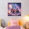 Castle-11CT Stamped Cross Stitch 50*50cm/19.69*19.69in