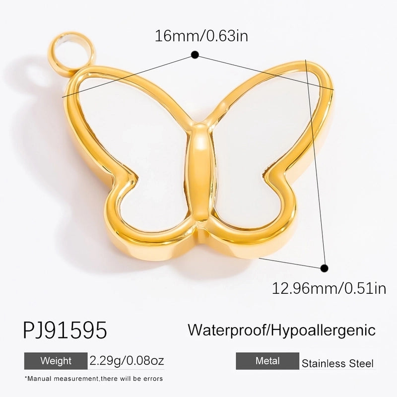 1 Piece 11.1*11.2MM 15.7*17MM 304 Stainless Steel Heart Shape Pendant Chain Jewelry Accessories