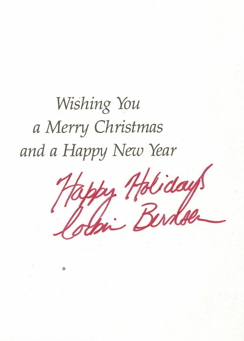 Corbin Bernsen signed autographed greeting card! AMCo! 14874