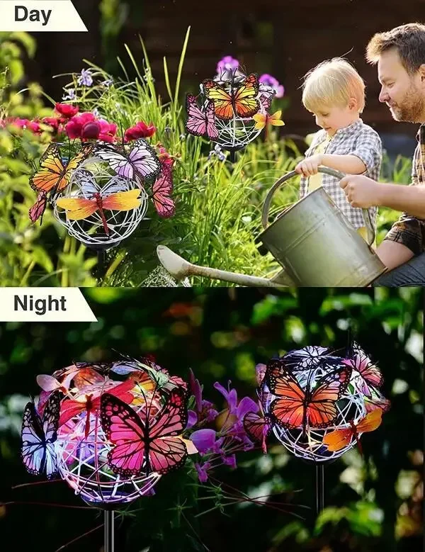Solar Butterfly Stake Lights