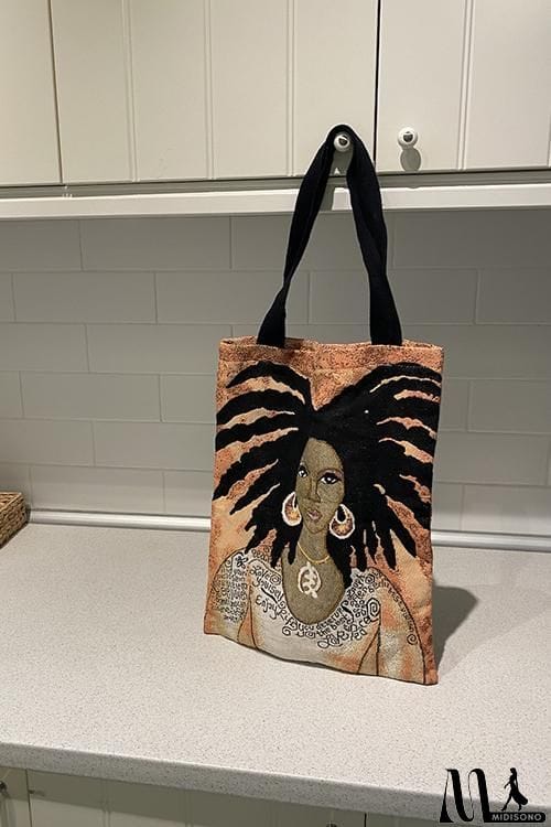 MidiSono - African Woman Canvas Bag