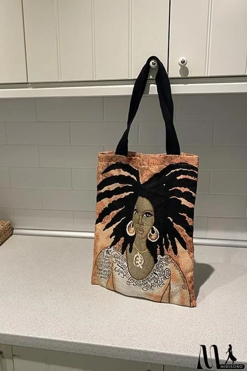 MidiSono - African Woman Canvas Bag
