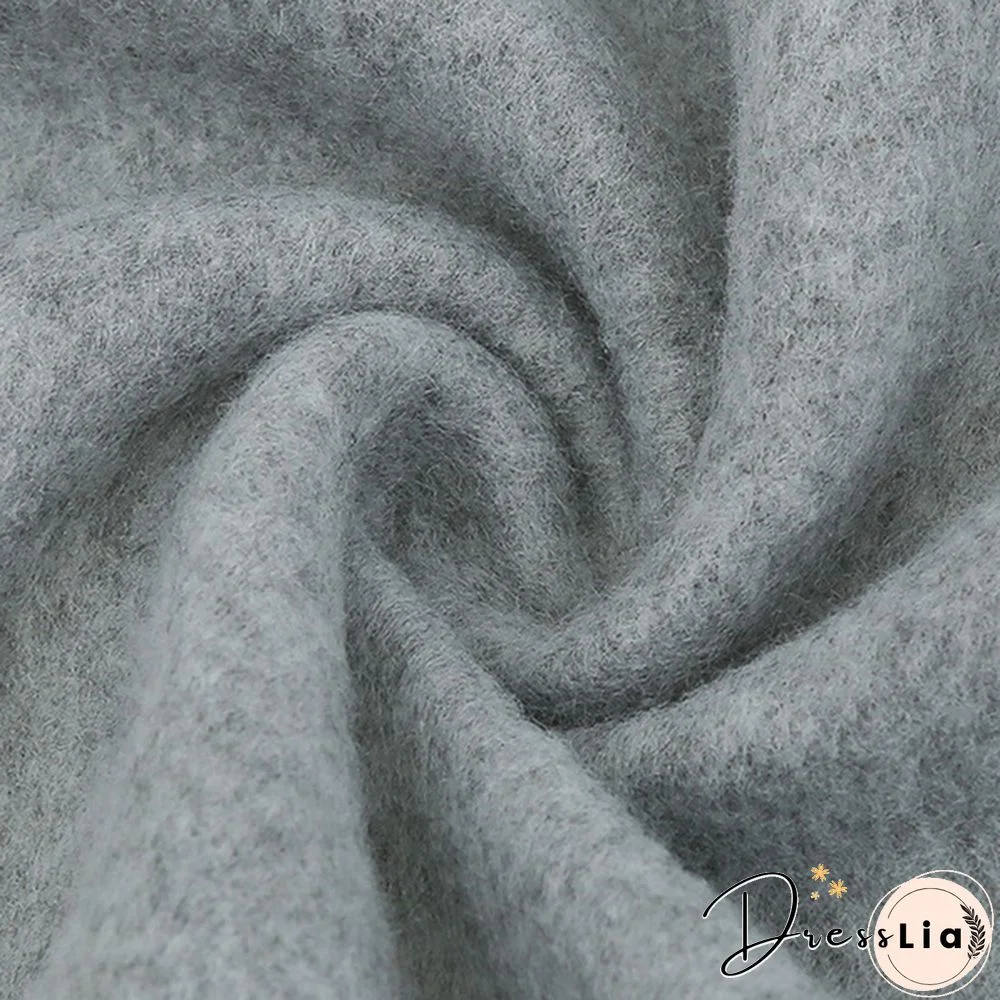 Fashion Women Autumn Winter Long Sleeve Coat Loose Warm Lightweight Jackets Casual Solid Color Parka Cardigans