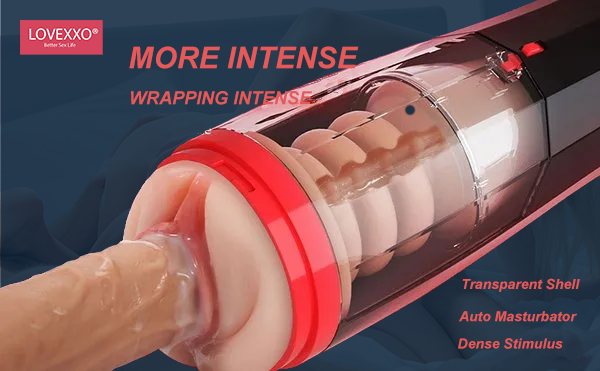 POWERFUL Lifelike Automatic Sucking Male Masturbation Cup