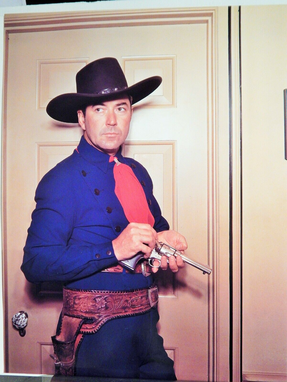 JOHNNY MACK BROWN 1940/ EDWARD G ROBINSON PUBLICITY Photo Poster painting HI-DEF(1987 reprint)