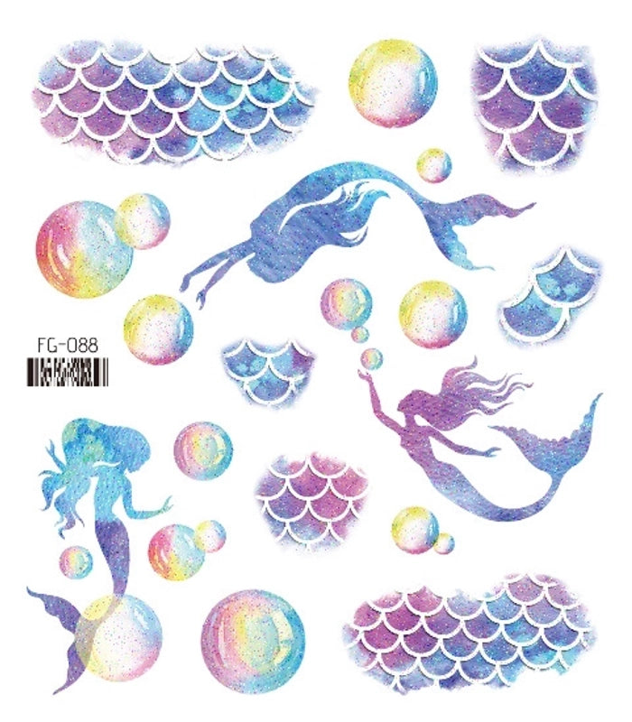 Lady Butterfly Pet Tattoos & Body Art 1 Piece