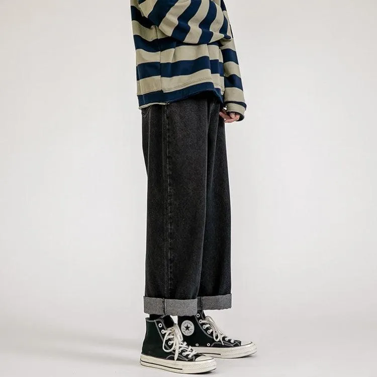 Brownm Boy Washed Baggy Jeans