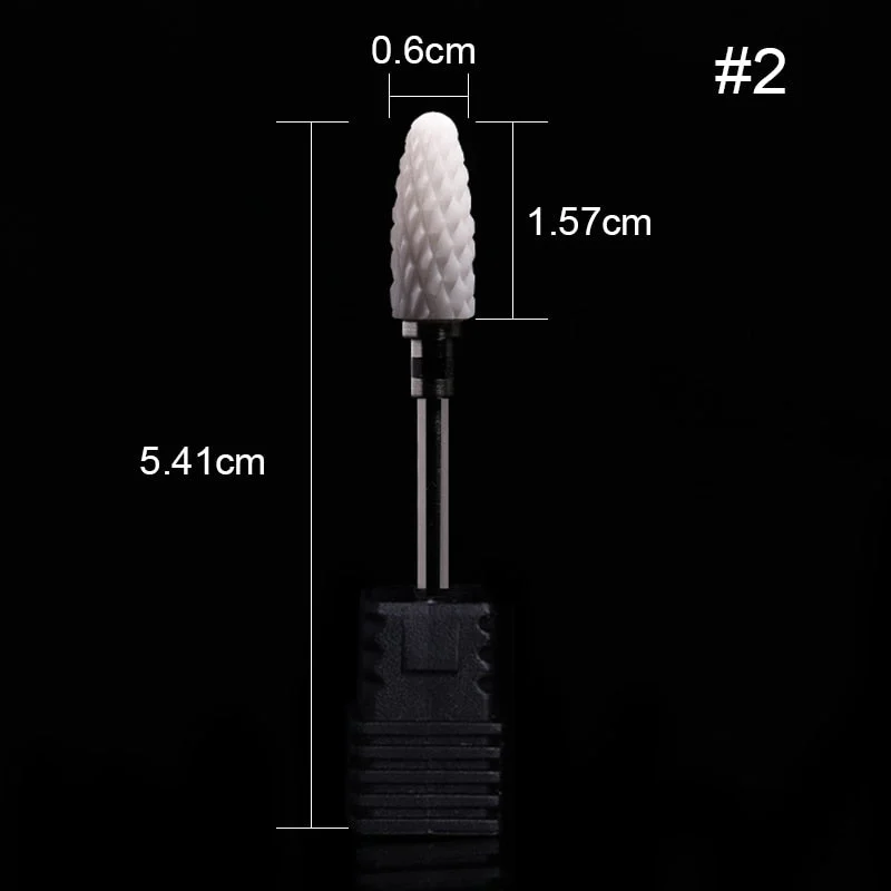 1Pc Ceramic Nail Drill Bits Nail Milling Cutter Bits Electric Drill Machine For Manicure Pedicure Equipment Accessory Tools-Nail Inspo