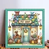 (Multi-Style) Pet Store-11CT Stamped Cross Stitch 45*45cm/17.72*17.72in tapestrymarket