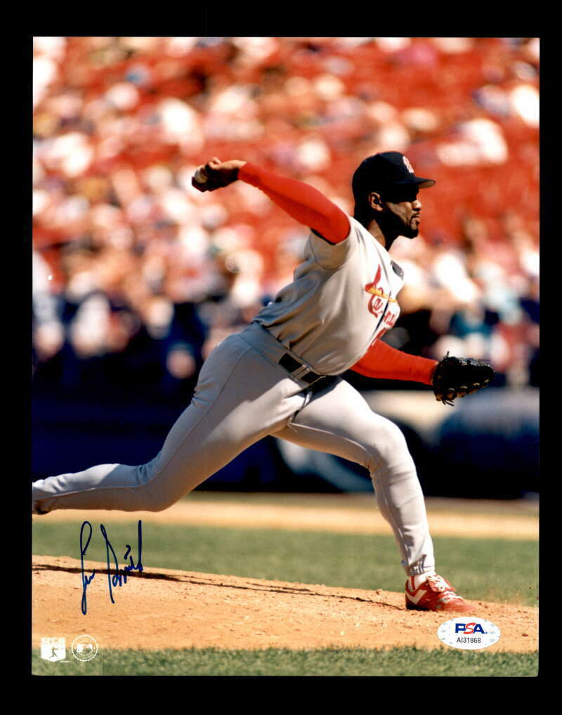 Lee Smith PSA DNA Coa Hand Signed 8x10 Photo Poster painting Autograph