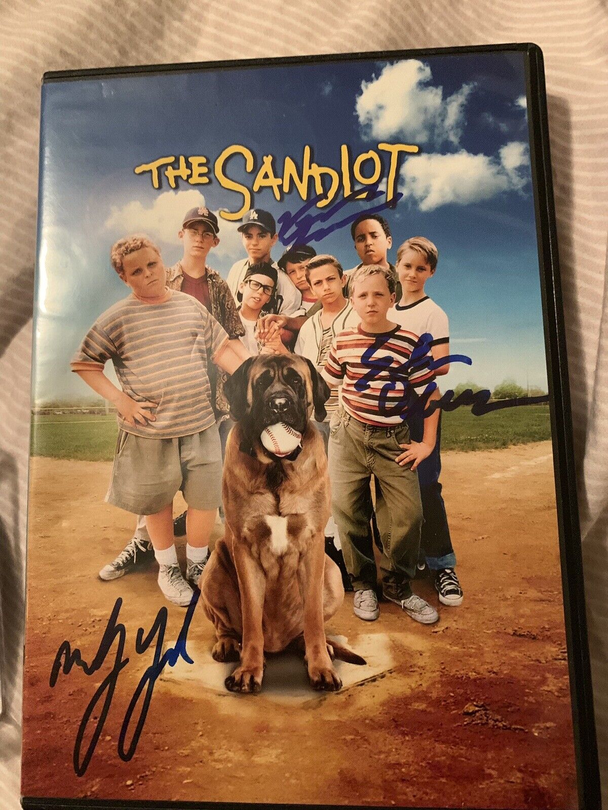 Marty York Signed Sandlot Dvd. Others Signed As Well Jsa Coa