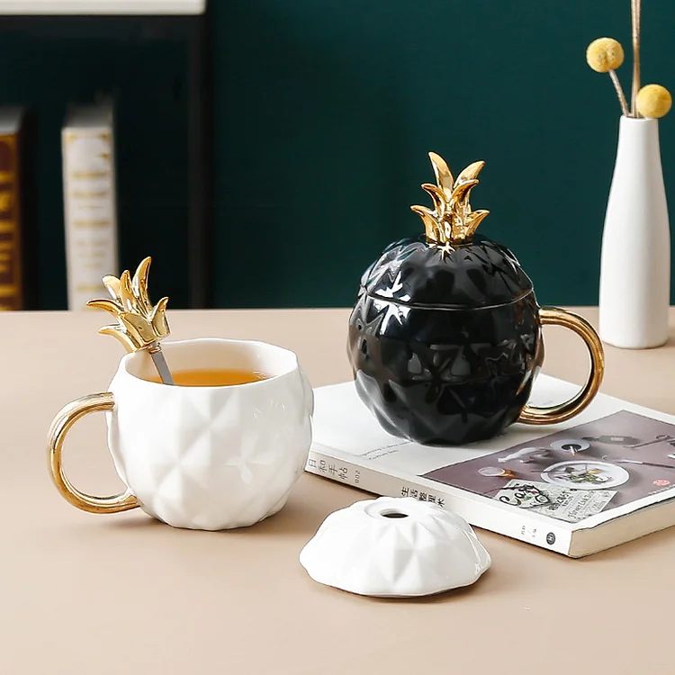 Pineapple Shaped Ceramic Mug - Appledas