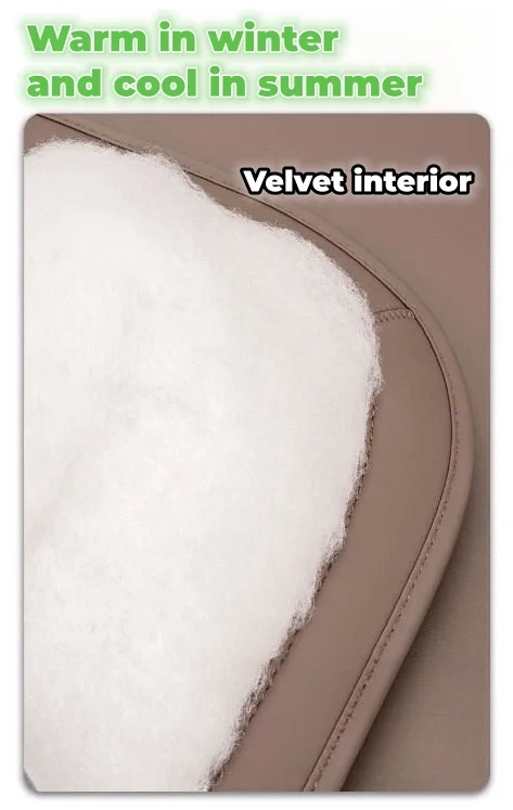 Skin-friendly Anti-fouling Leather Cushion Anti-slip Seat Cushion