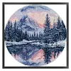 Round Four Seasons-Winter-14CT Stamped Cross Stitch 33*33cm/12.99*12.99in tapestrymarket