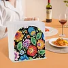 Diamond Painting Acrylic Mandala  Flower Paper Towel Storage Rack Decor