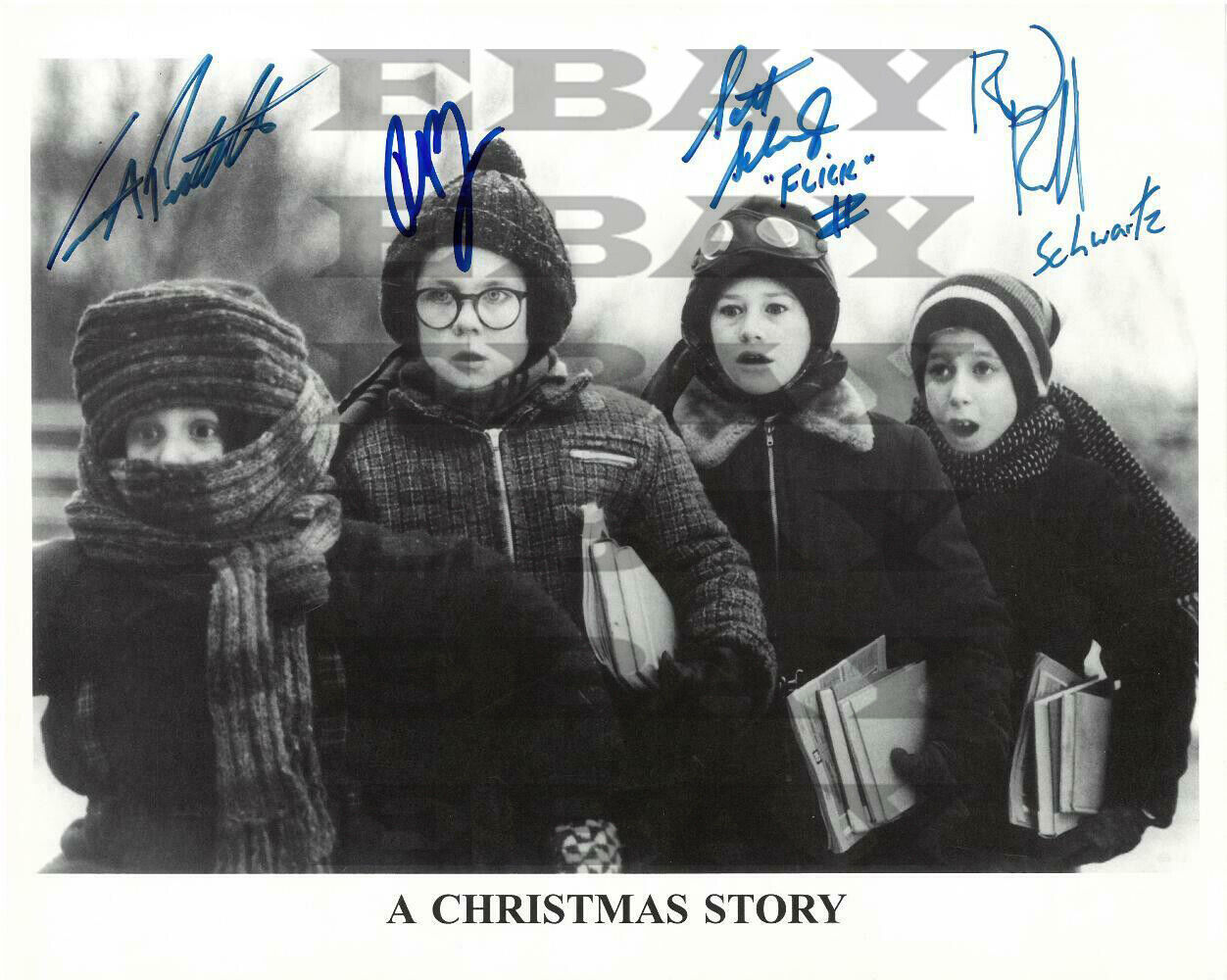 CHRISTMAS STORY Cast Autographed Signed 8x10 Photo Poster painting Reprint