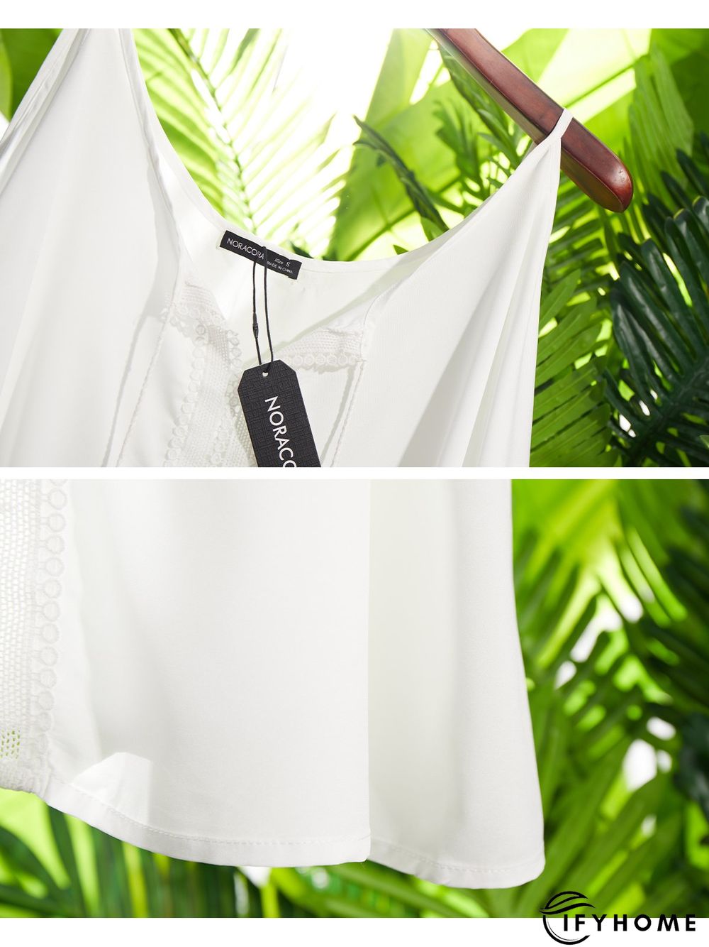 Half Sleeve Holiday Cotton-Blend Plain Weaving Dress | IFYHOME