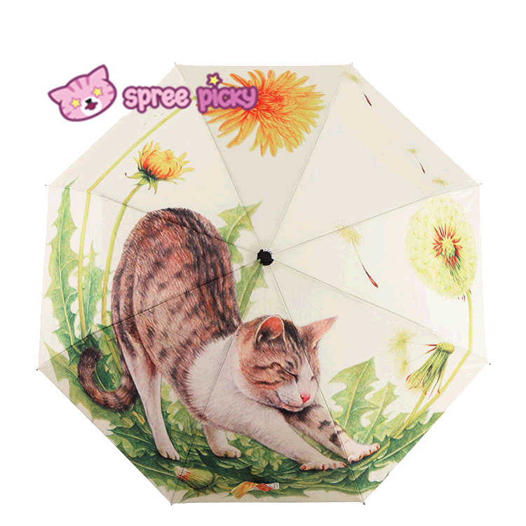 Daisy Kitty Sun-Rain 3 Fold Umbrella SP153343