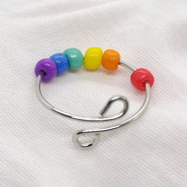 Colorful Rice Bead Ring Adjustable Ring