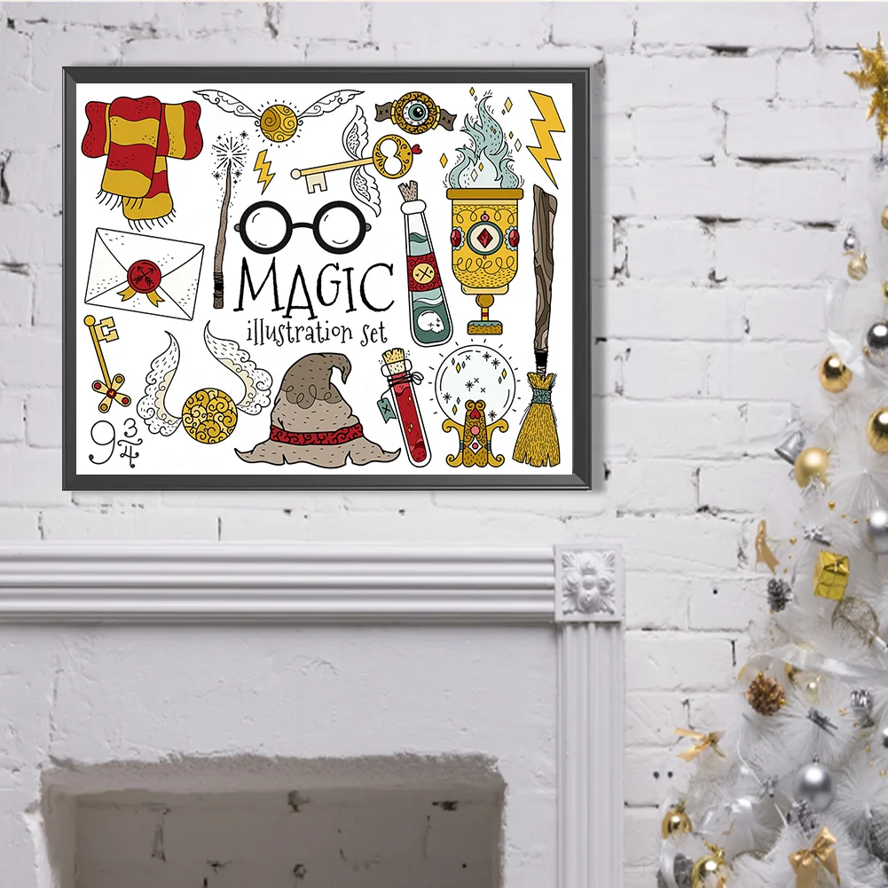 Diamond Painting - Full Round Drill - Harry Potter Gadget(Canvas|50*40cm)