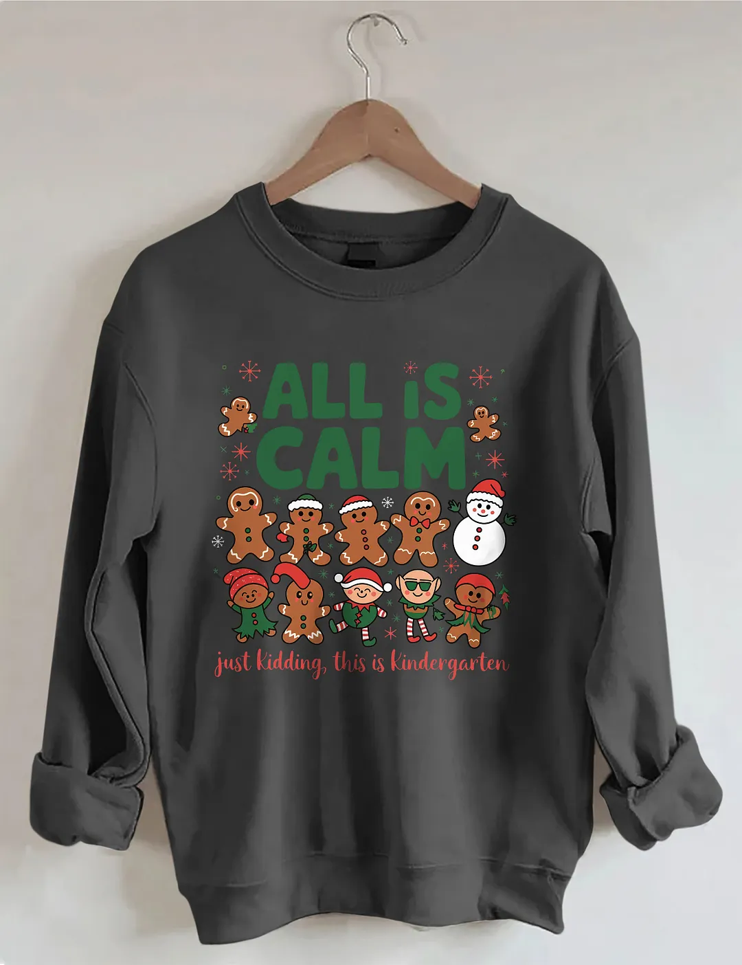 Kindergarten Teacher Christmas Sweatshirt