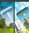 Brosse de nettoyage d'&eacute;cran de fen&ecirc;tre Double face