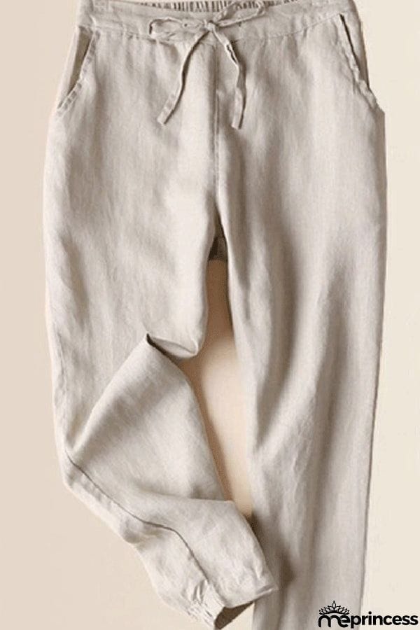 Loose Solid Color All-Match Casual Pants