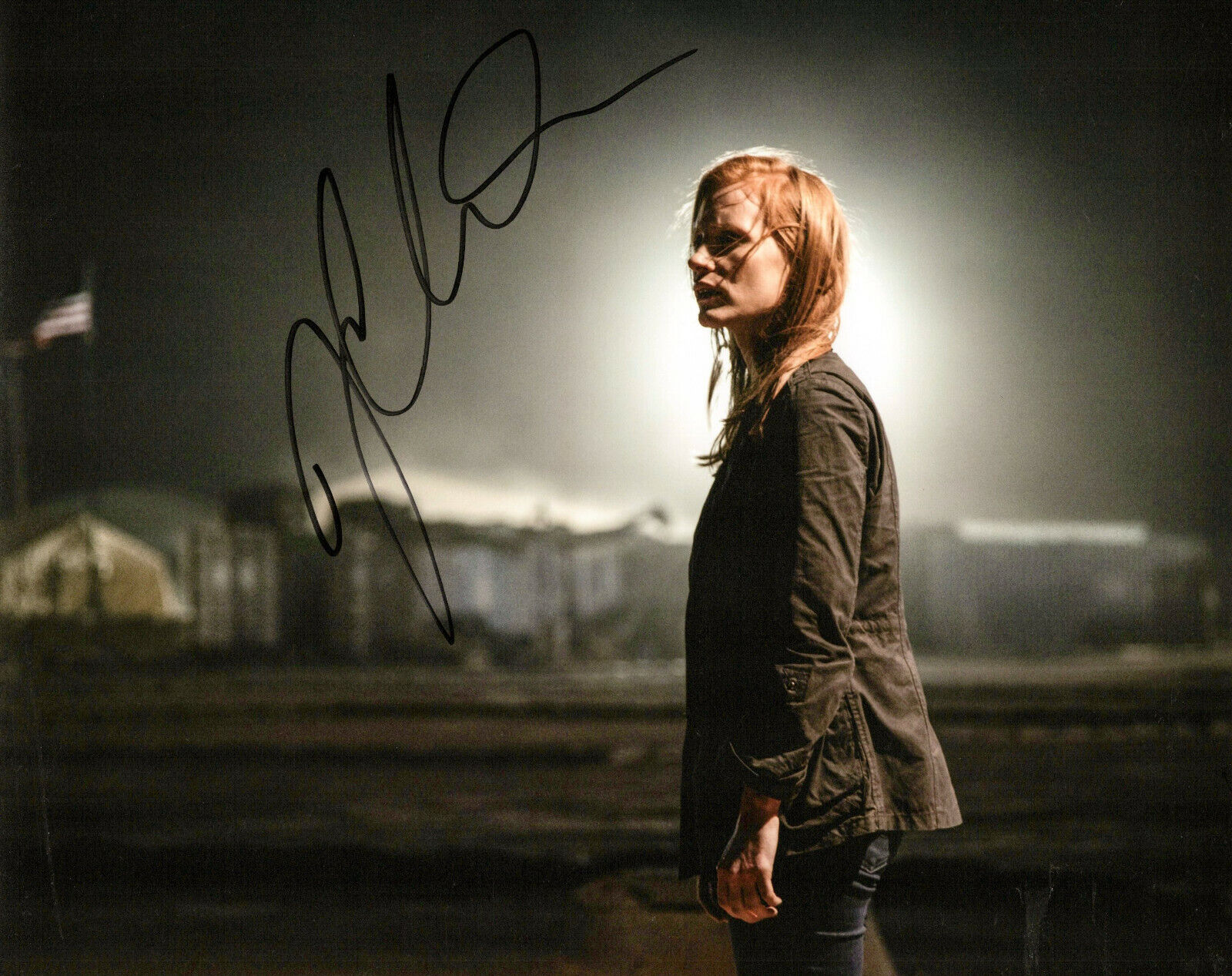 Jessica Chastain Zero Dark Thirty autographed Photo Poster painting signed 8x10 #8 Maya