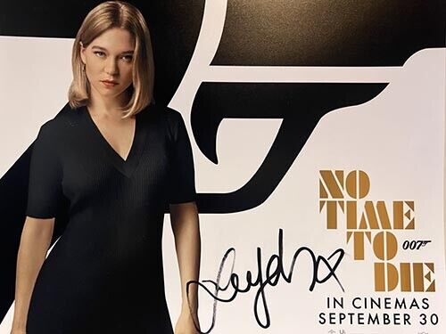 LEA SEYDOUX NEW 007 JAMES BOND FILM  NO TIME TO DIE 