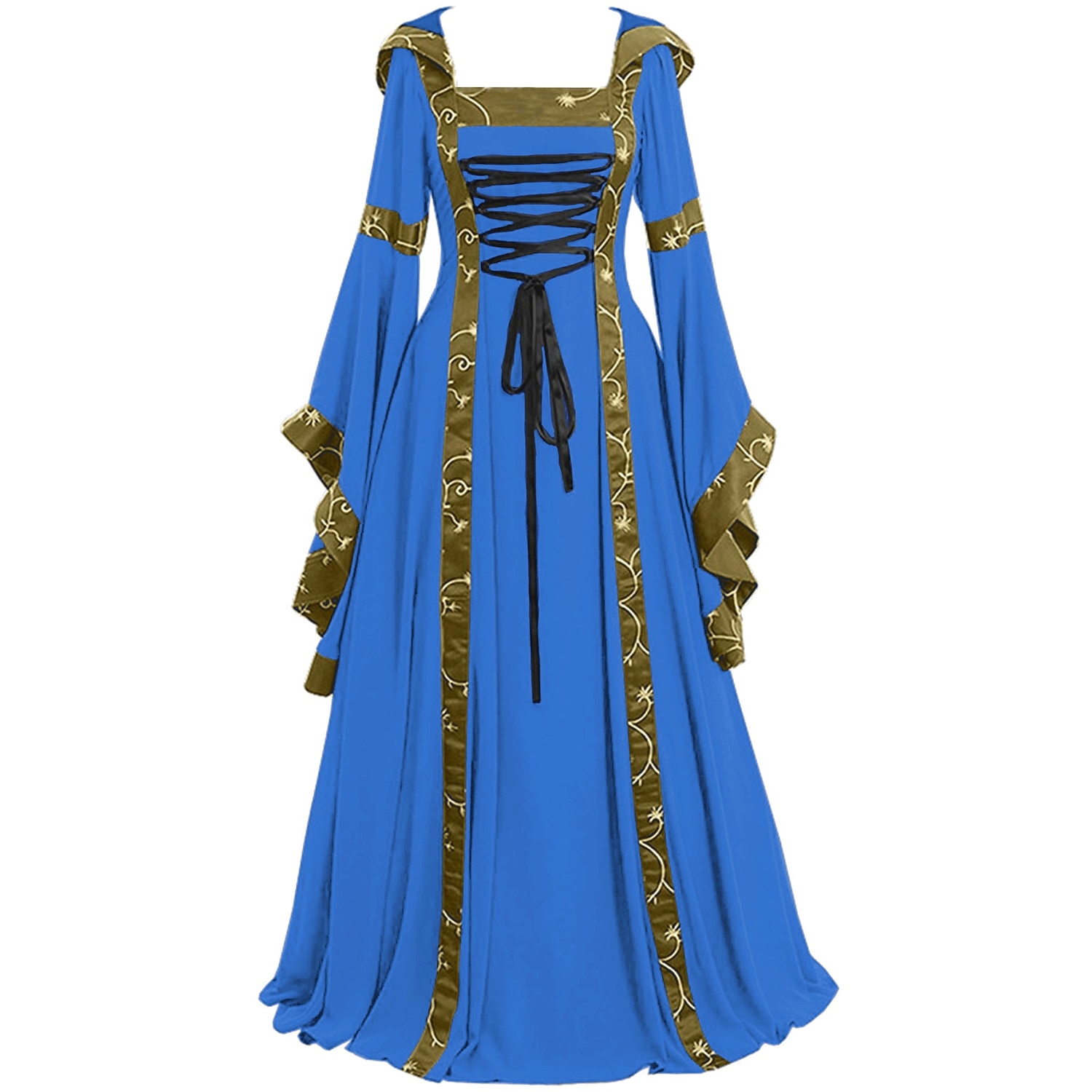 Medieval Renaissance 18th Century Vacation Dress Vintage Dress Dress Outlander Plus Size Women's Cosplay Costume Masquerade Party & Evening Festival Dress 2023 - US $48.99 –P9