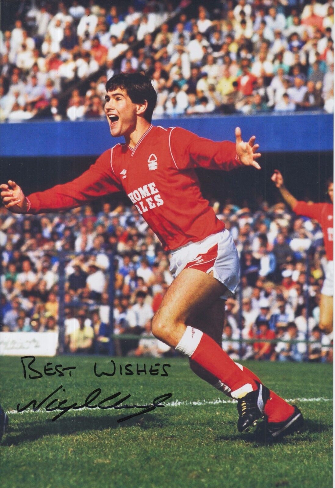 Nigel Clough Hand Signed Nottingham Forest 12x8 Photo Poster painting 1.